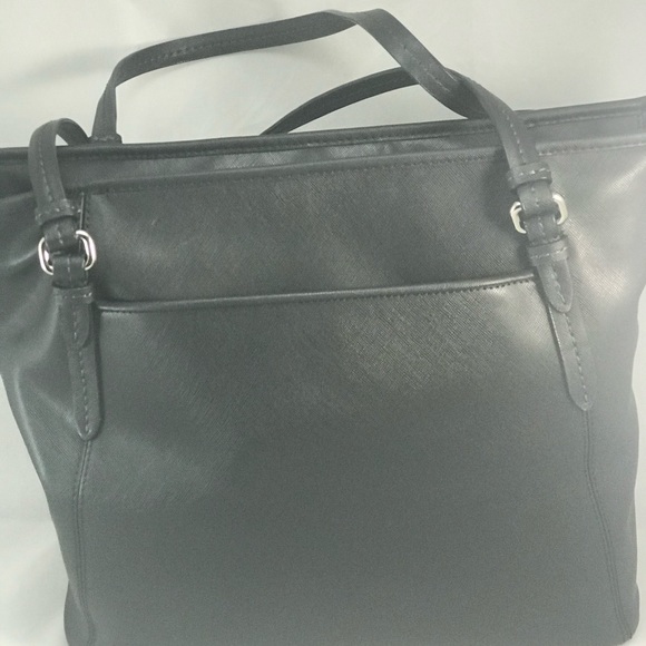 Coach Black Peyton Leather zip Top Tote - Picture 9 of 9